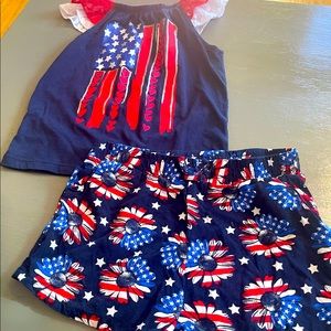Girls Fourth of July Outfit 5T